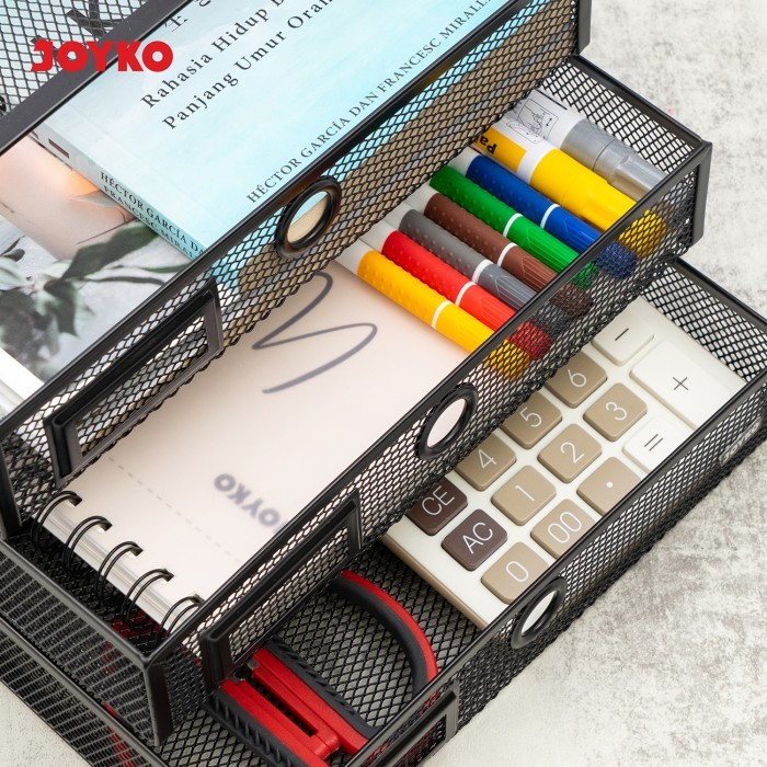 

Joyko Document Tray 3 Tier / Rak Kertas Dokumen 3 Susun Wadah Dokumen Meja Dt-62