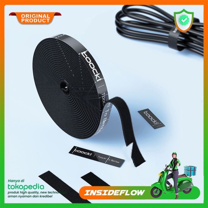 

Tali Pengikat Kabel Strap Organizer Perapih Cable Kabel Kompter Elektronik