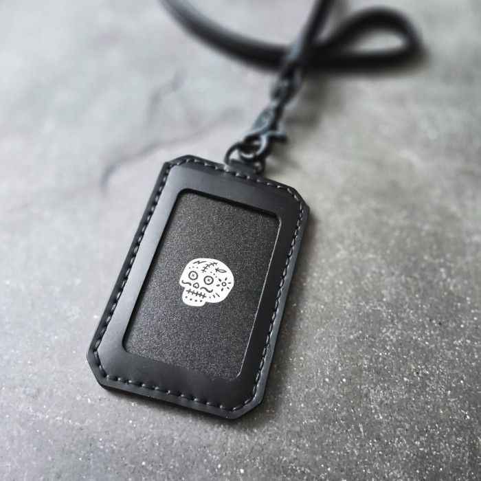 

Bds District , Leather Mens Lanyard Id Card Holder