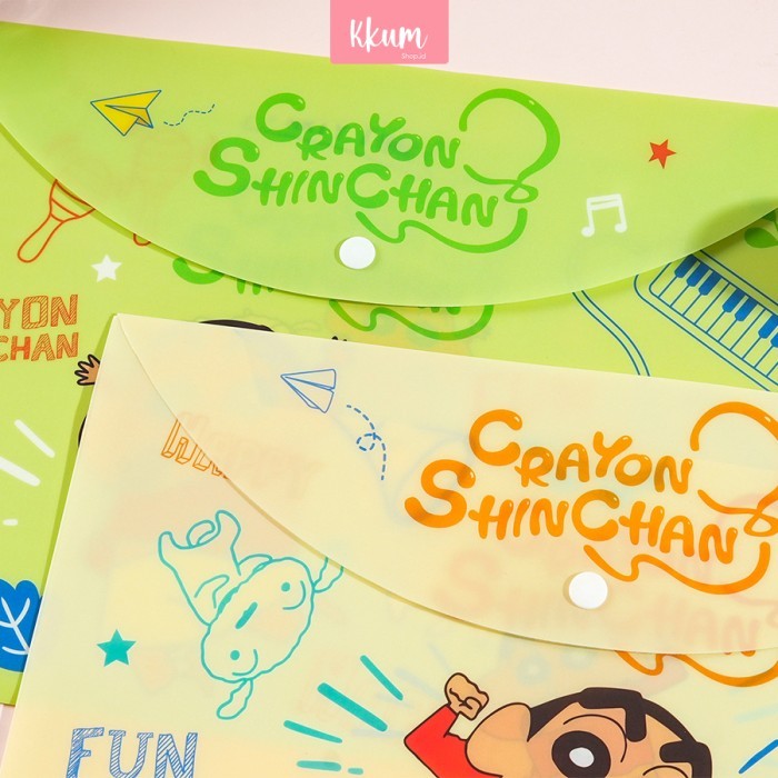 

Map Folder A4 File Dokumen Organizer Kertas Karakter Crayon Shinchan