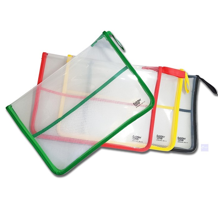 

Folder One - Zipper Bag Plastic Ukuran Folio
