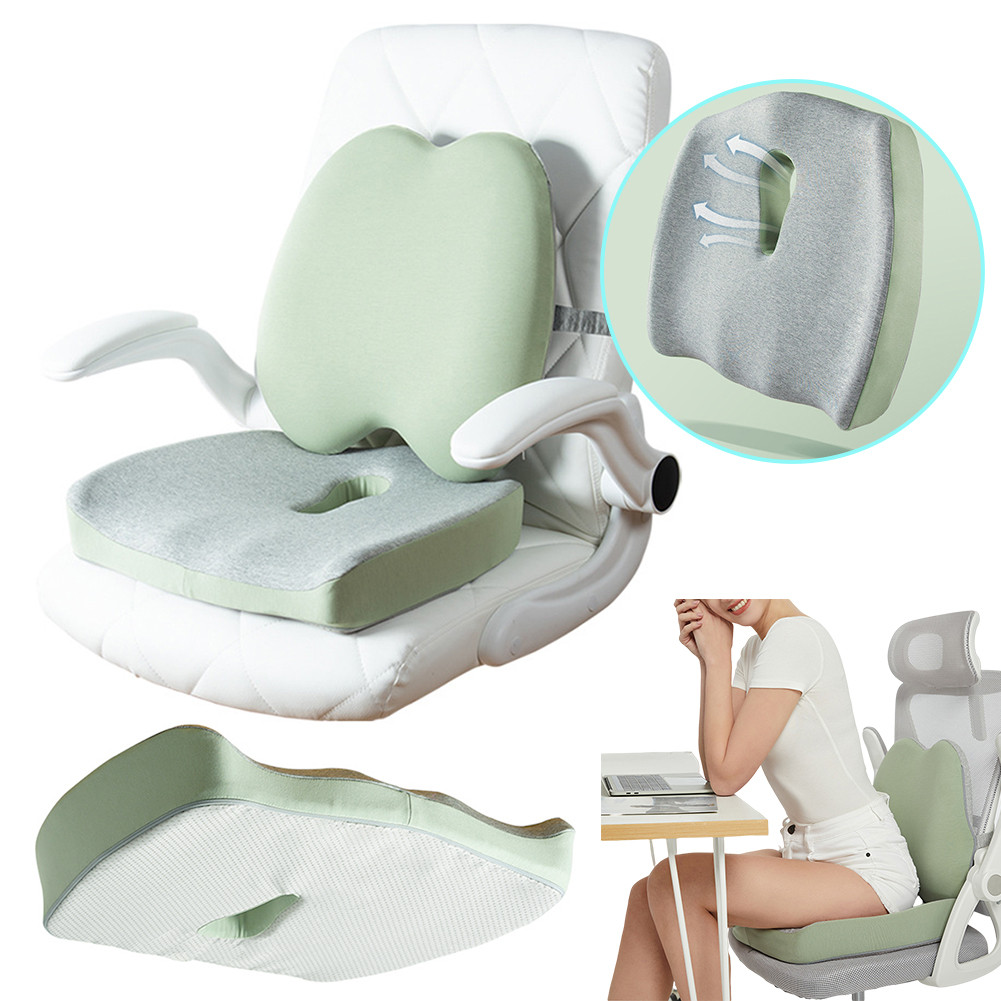 Memory Foam Seat Cushion Car Seat Cushion Waist Back