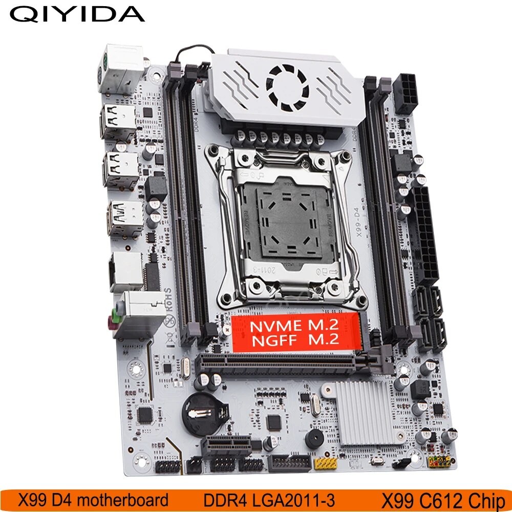 QIYIDA X99 Motherboard DDR4 RAM Support LGA 2011-3 Xeon E5
