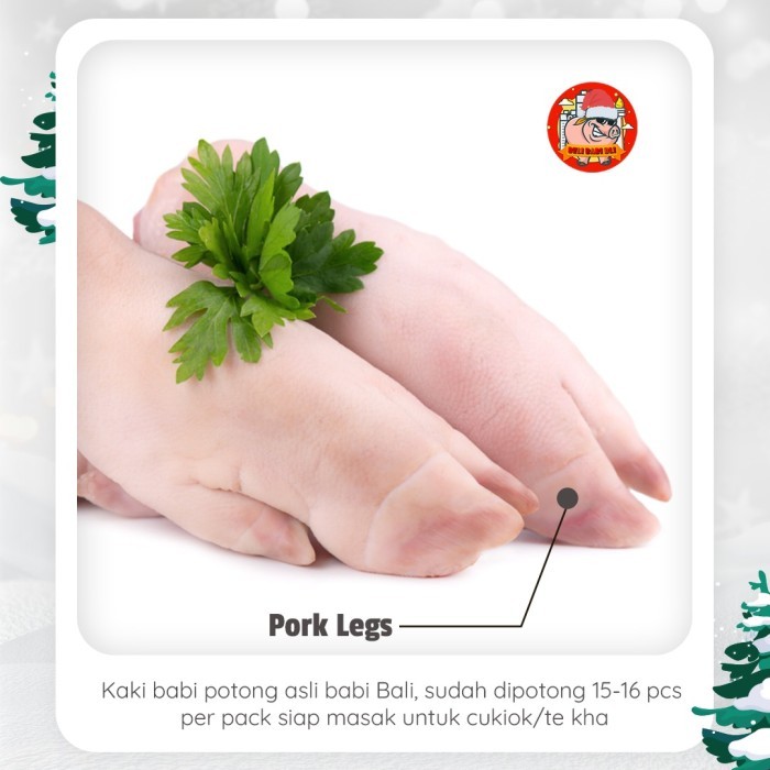 

KAKI BABI BALI POTONG SIAP MASAK CUKIOK BANYAK DAGING PREMIUM PORK LEG