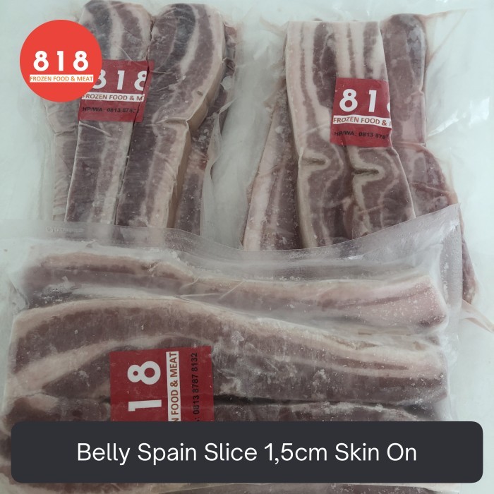 

PORK BELLY SPAIN SLICE 1,5CM (SKIN ON)
