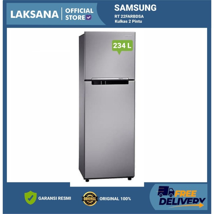KULKAS 2 PINTU SAMSUNG RT 22FARBDSA (KHUSUS BANDUNG)