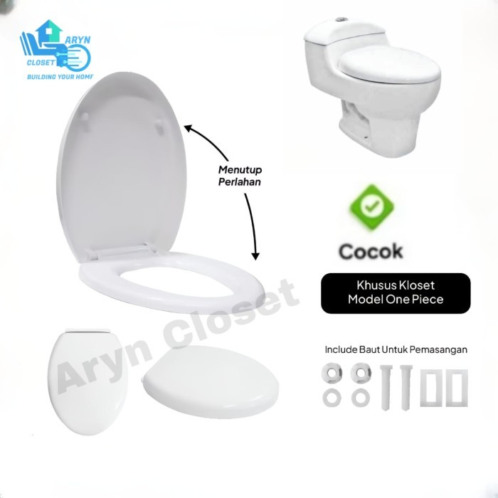 TUTUP CLOSET DUDUK / COVER CLOSET / UNTUK TOTO MODEL KODOK