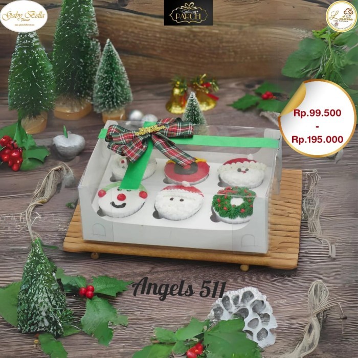 

ANGELS 511 CUPCAKE NATAL CAKE MINI HADIAH NATAL BINGKISAN NATAL