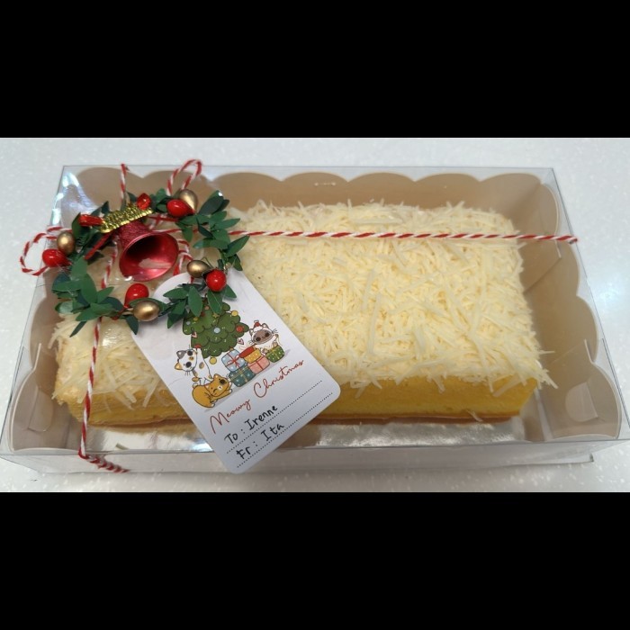 

KUE BOLU JADUL WISMAN KEJU OR COKLAT URK HAMPERS NATAL - CAKE WISJMAN