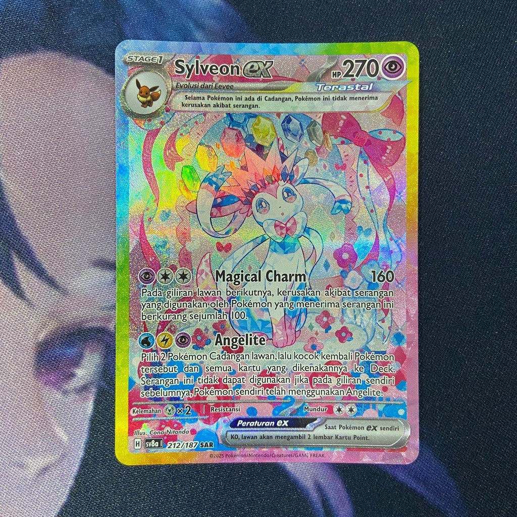 pokemon (ID) sylveon ex - SV8a 212/187 - SAR