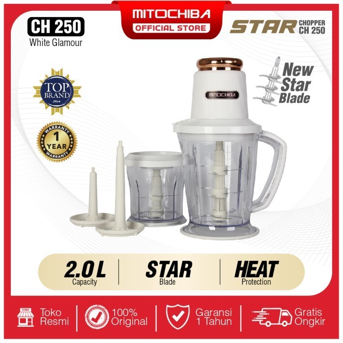Mitochiba Mito Ch250 Blender Star Chopper Alat Penggiling Bumbu