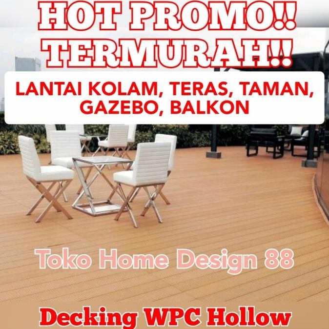 Decking Wpc Lantai Decking Ka Hollow Original Dan Terpercaya
