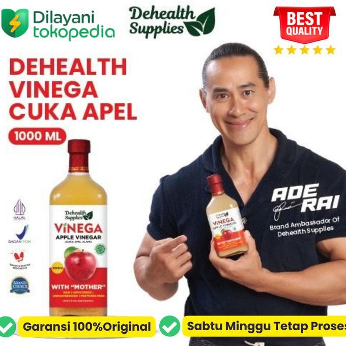 

Dehealth supplies finega apple cider vinegar cuka apel vinega organik