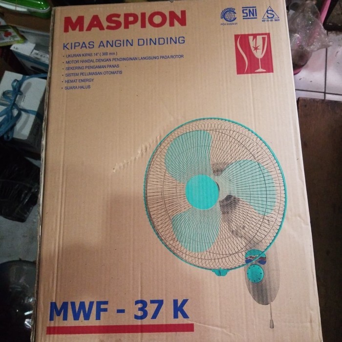 MASPION : KIPAS ANGIN DINDING 14 INCH MASPION 37K WALL FAN 37 K