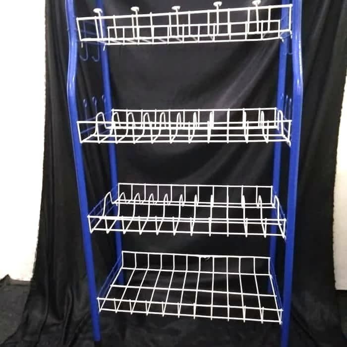 Rak Piring Gelas Dapur Dragon Jumbo Besar 4 Susun