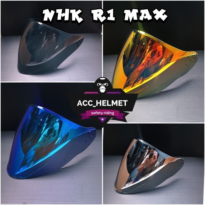 TERLARIS! Kaca / Visor Venom Iridum Helm NHK S1 GP PRO / VISOR NHK S1 GP PRO