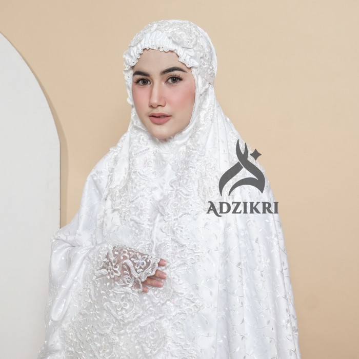 Minajshop Mukena Dewasa Prada Pengantin Sutera Paris Premium