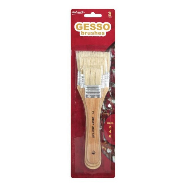 

HOT PROMO Mont Marte Gesso Brushes Set 3