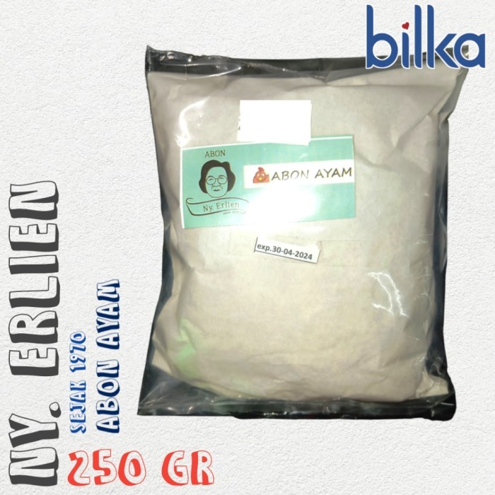 

SALE TERLARIS NY. ERLIEN ABON AYAM 250GR READYY