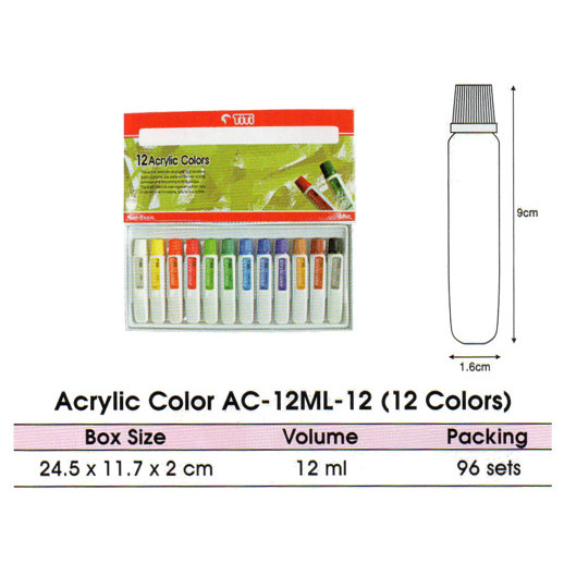 

SALE titi cat akrilik acrylic color ac-12ml-12