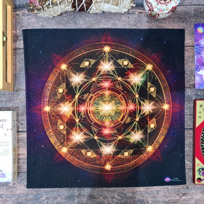 

SALE Canvas Mandala Golden