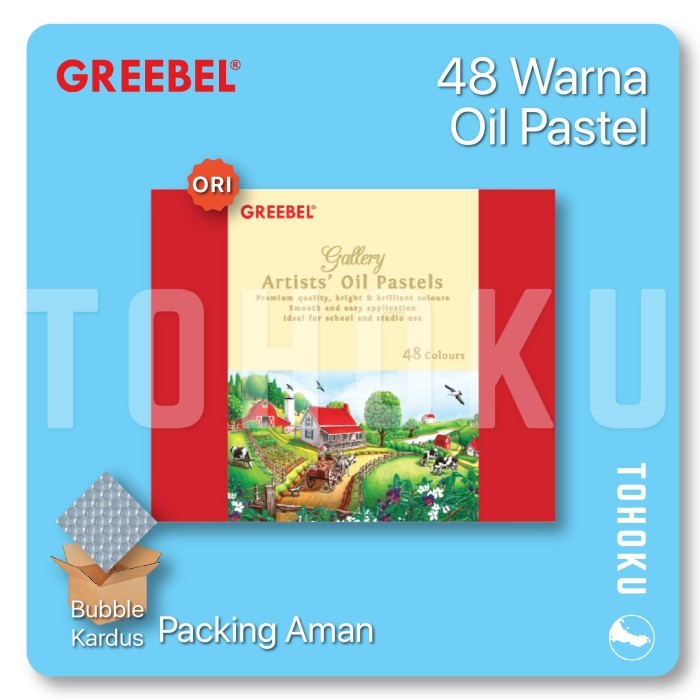 

DISKON (Packing Aman) Gallery by Greebel 48 Warna Artist Oil Pastel Crayon