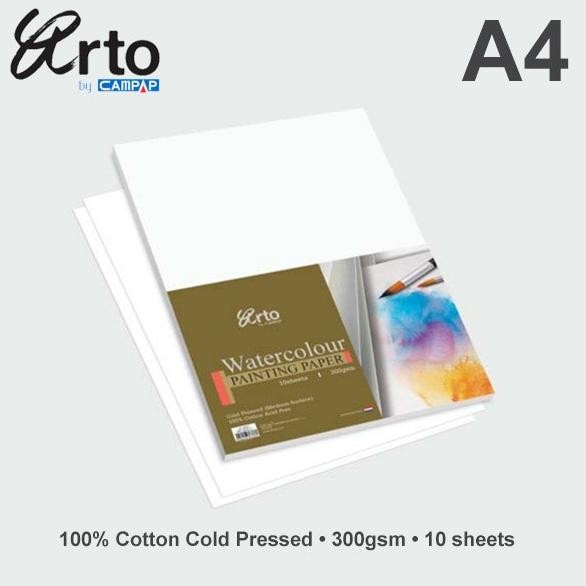 

HOT SALE Arto A4 Water Colour Paper 300gsm - Cotton