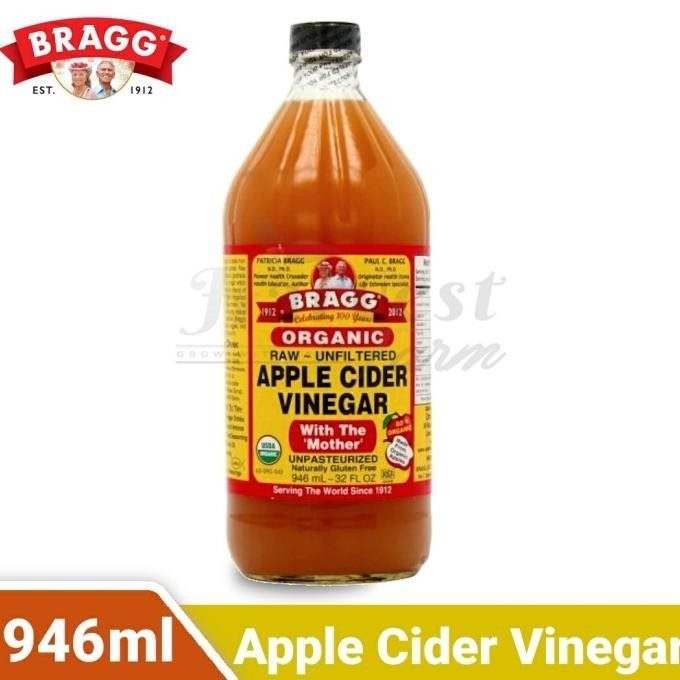 

Bragg apple cider vinegar (with mother) - Cuka Apel - 946 ml