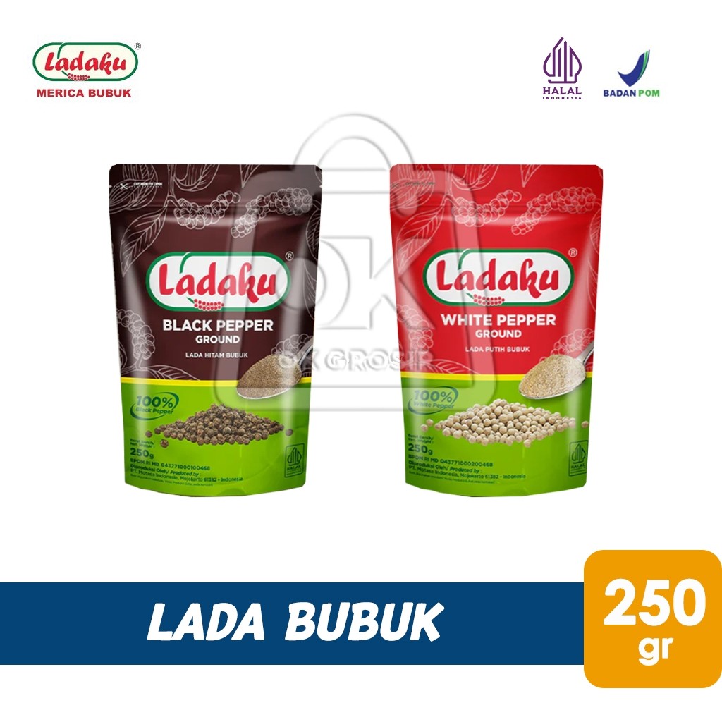 

Ladaku Merica Bubuk Lada Bubuk Pepper Powder (Pouch 250g)