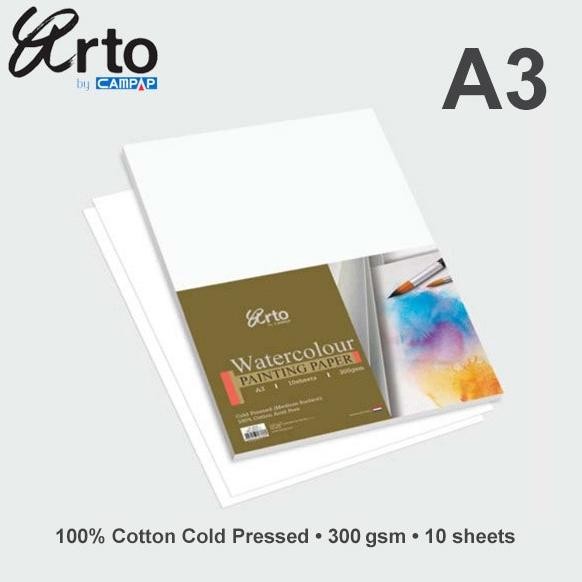 

PROMO Arto A3 Water Colour Paper 300gsm - Cotton
