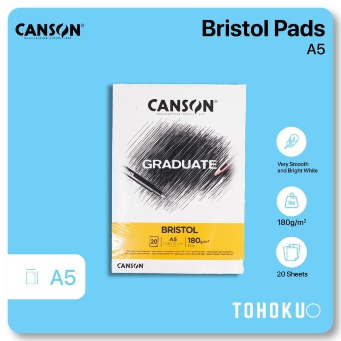 

SALE Canson - Graduate Bristol Pads A5