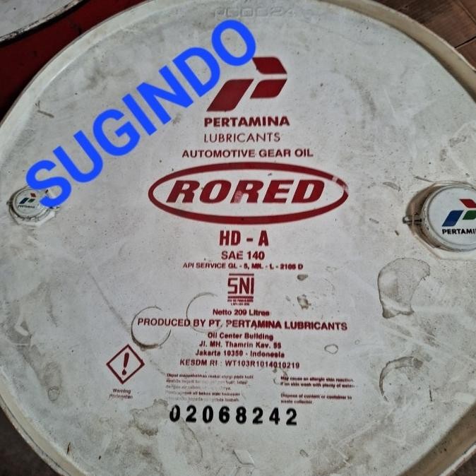 Oli Drum Rored Hda-140 / Oli Transmisi Gardan Sae140 Pertamina Drum