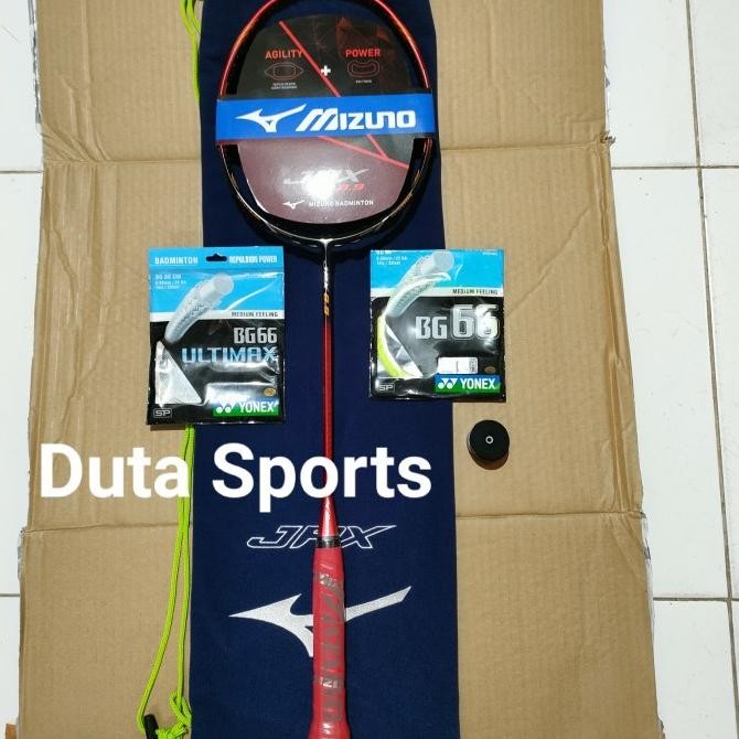 Diskon Raket Mizuno Jpx 8.9 + Senar Bulutangkis Original