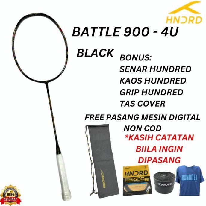 Miliki Raket Hundred Badminton Bulutangkis Battle 900 Battle900 Original