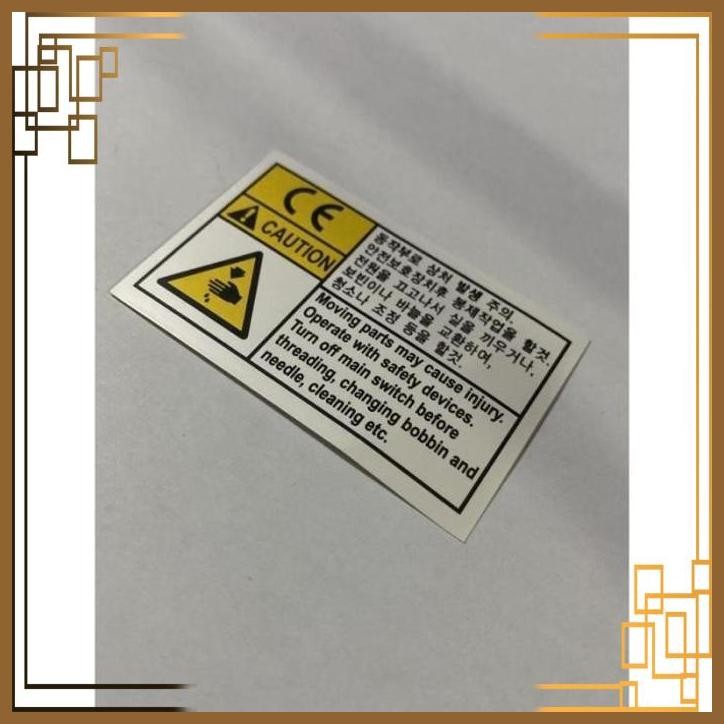 

[RMJ] STIKER CAUTION PUTIH