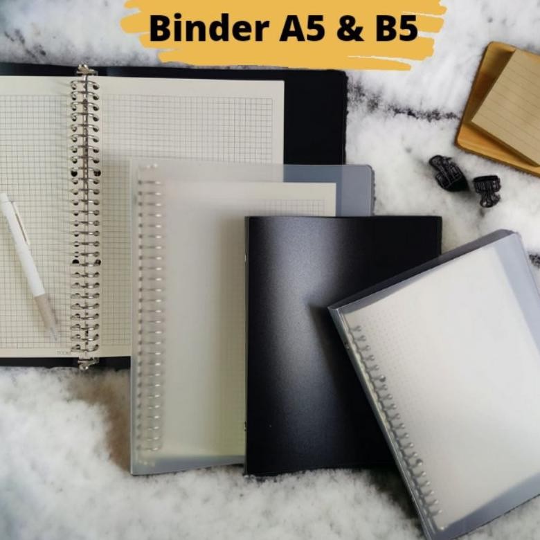 

SPECIAL BINDER NOTE, BUKU BINDER TRANSPARAN A5,B5 LINE,DOTTED,GRID ,BLANK gr-8