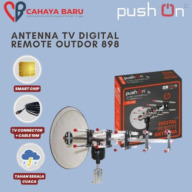 PUSH ON ANTENA 898 ASLI