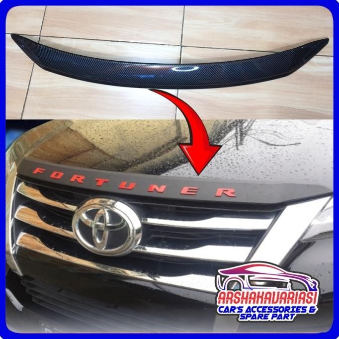 LIST KAP MESIN HOOD MOULDING FORTUNER VRZ 2016-2020 CARBON TERBAIK