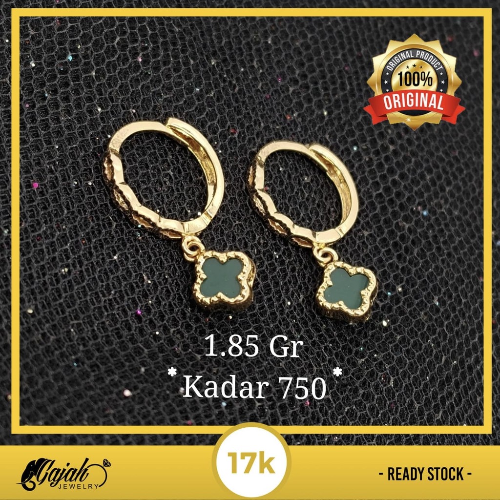 Anting Emas 17K - Toko Emas Gajah Online - 1.85 Gr - 6932
