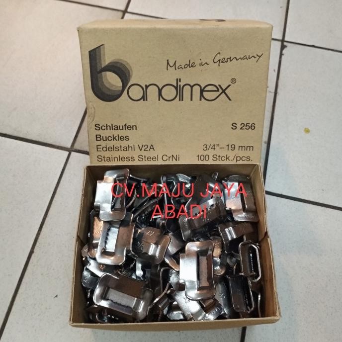 

bandimex buckles 3/4" ss 304