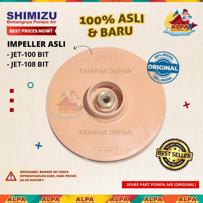 IMPELLER SHIMIZU SEMI JET-108 BIT (ORIGINAL) DISKON