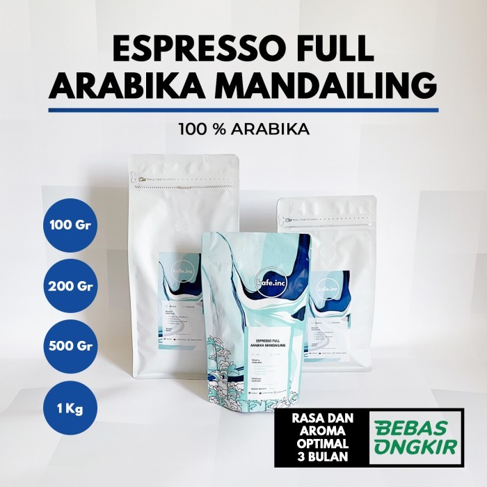 

TERBARU! Espresso Full Arabika Mandailing Kafein
