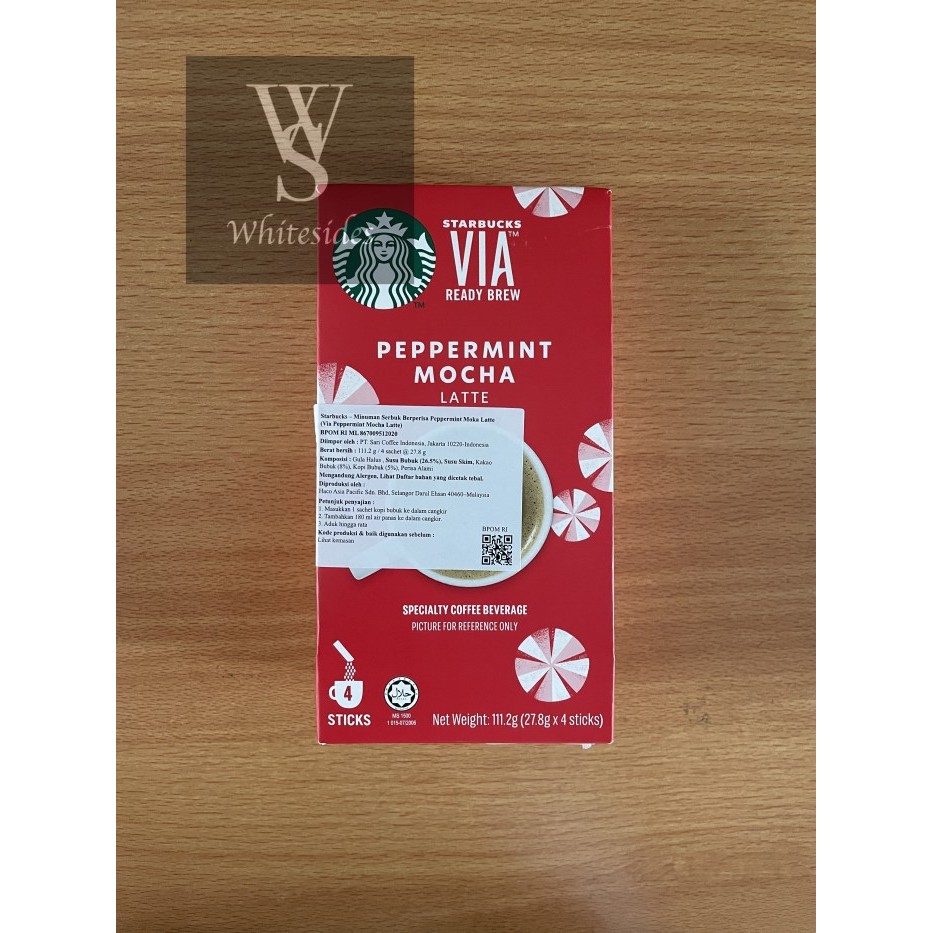 

VIA Peppermint Mocha Latte - Starbucks Instant Coffee Caramel Vanilla