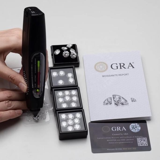 Berlian moissanite vvs1 color D