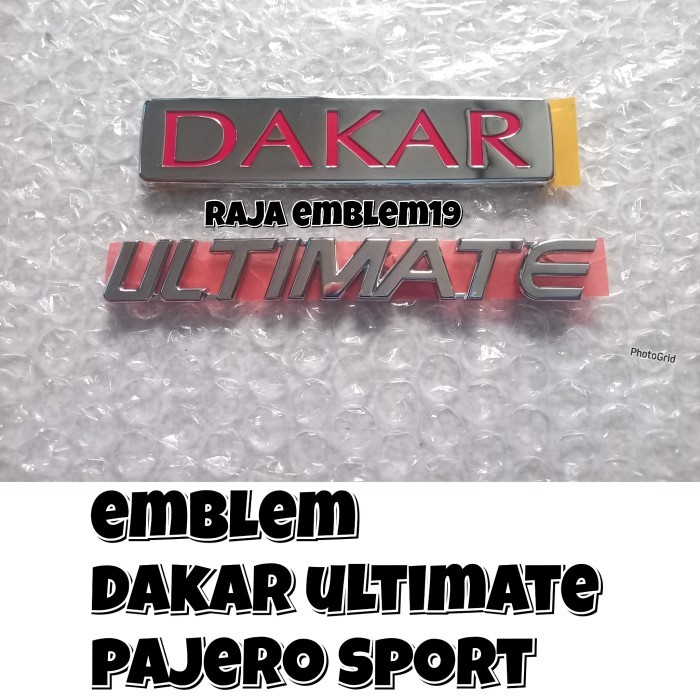 Jual Emblem Dakar Ultimate U / Pajero Sport 2019