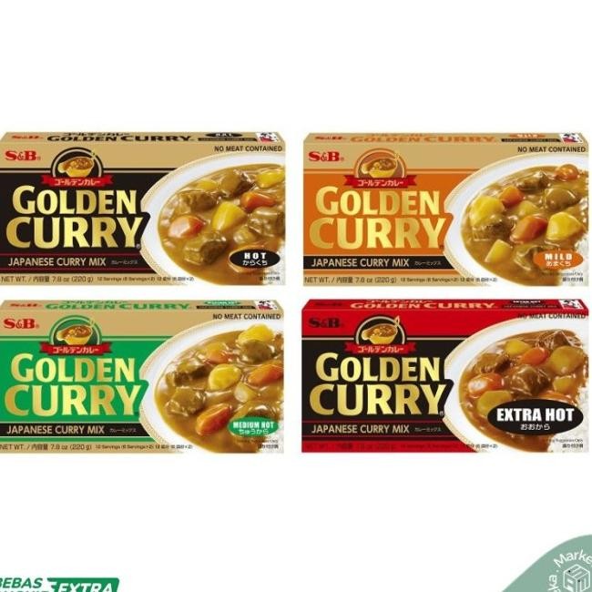 

B Golden Curry 220G Au Ari Jepang Medium Hot 220Gr