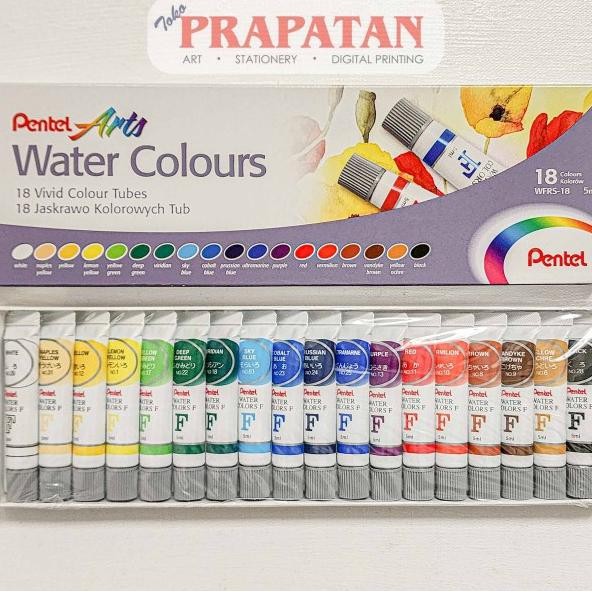 

Tel Watercolor Cat Air Tel 18 Warna