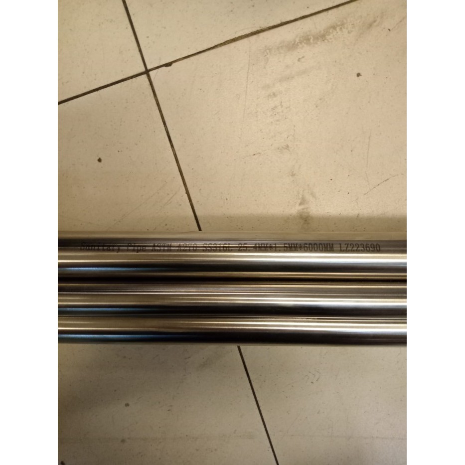 Pipa Sanitary 2,5" Inch Ss304L Stainless Steel 304 2-1/2" Inch/Meter Murah
