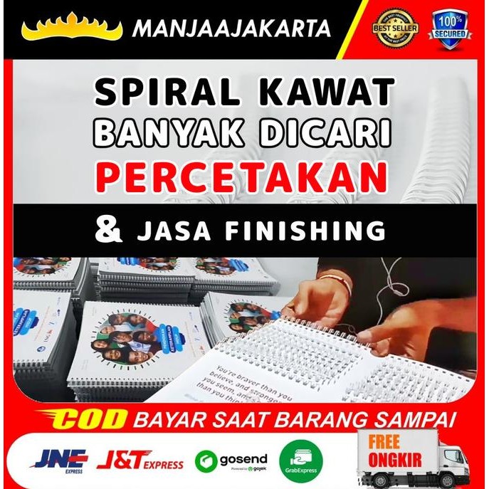 

Kawat Spiral Kalender A4 Ukuran 1/4 No 4 Ring Kawat Jilid Spiral Wire Original Dan Terpercaya