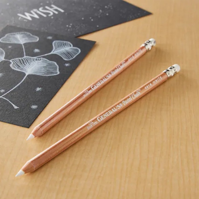 

SALE TERLARIS GENERAL'S MULTI PASTEL CHALK PENCIL WHITE #4414-2BP READYY